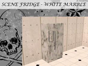 Sims 2 — Scene Fridge MESH - White Marble by staceylynmay2 — White marble fridge mesh. 
