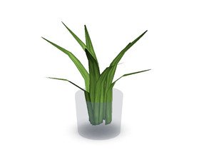 Sims 3 — Akiho Grass Vase by sim_man123 — Bring a little bit of the outdoors inside with this small glass vase with some