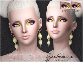 Sims 3 — Catwalk Eyeshadows Duo by Pralinesims — New beautiful, elegant eyeshadows for your sims! Your sims will love