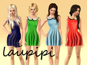 Sims 3 — Baby Doll Dress by laupipi2 — New recolorable dress Three recolorable channels Enjoy!