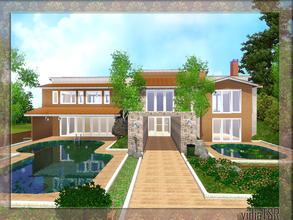 Sims 3 — V | 019 by vidia — First Floor: - Hall - 1 Room - 1 Bedroom - 1 Bathroom Second Floor: - 2 Bedroom - 1 Bathroom