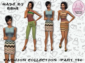 Sims 2 — Fashion Collection - part 174 - by BBKZ — Based on wonderful Missoni\'s fashion. Available as everyday/maternity
