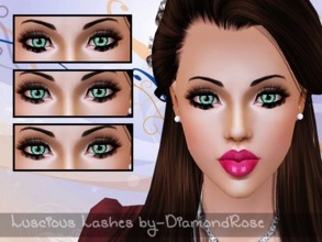Sims 3 — Luscious Lashes by DiamondRose2 — Long and Luscious lashes for female and males ages teen - elder. This mascara