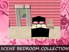 Sims 2 — Scene Bedroom Collection by staceylynmay2 — The Scene Bedroom collection includes the Living Chair, Bed and the