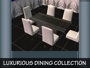 Sims 2 — Luxurious DiningRoom Collection by staceylynmay2 — This set includes the chair and table.