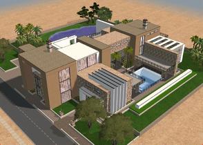 Sims 2 — Large modern mansion by RamboRocky90 — ...