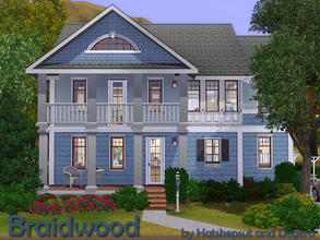 Sims 3 — Braidwood by Degera — Quaint farmhouse style with contemporary upgrades, Braidwood features four bedrooms, two