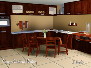 Sims 3 — Cosy Kitchen/ Dining by Lulu265 — This country kitchen / dining is a perfect addition to your home. It has a