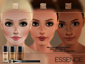 Sims 3 — Flawless Finish Foundation by simseviyo — New foundation with a very nice natural glow and perfect contouring