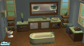 Sims 2 — Miller Bathroom by brena31 —  Thank you to Padre333 for the fantastic battersea bathroom meshes:) Here\'s the