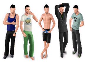 Sims 3 — Vukasin M. by squarepeg56 — Vukasin is a young adult male who wants to be a superstar athlete. he's athletic, a