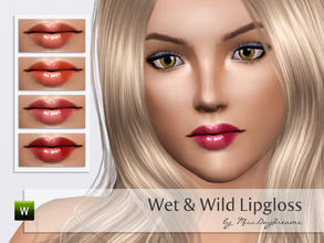Sims 3 — Wet & Wild Lipgloss by MissDaydreams — Wet & Wild Lipgloss will give your Sims very glossy lips in