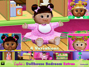Sims 3 — Laylah's Dollhouse Baby Doll by Cashcraft — Your pampered princess will love this chubby baby doll toy.