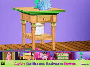 Sims 3 — Laylah's Dollhouse End Table by Cashcraft — This sturdy end table is made of poplar woods and veneers and it is