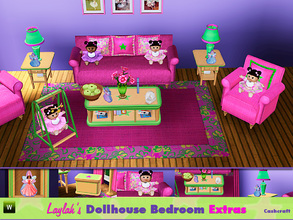 Sims 3 — Laylah's Dollhouse Extras by Cashcraft — A few extras for the Laylah's Dollhouse bedroom set, which includes a