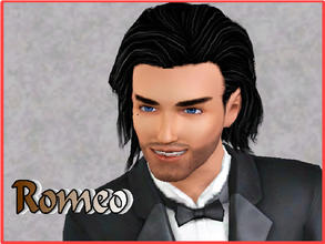 Sims 3 — Romeo  by squarepeg56 — Romeo is a young adult who is athletic, brave, a great kisser, handy, and artistic. I