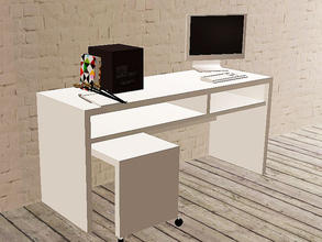 Sims 2 — myoffice - desk by steffor — 