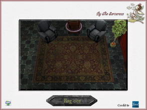 Sims 2 — JJs Haunting rugs 002 by thesorceress — Worn and grimy rugs for your Spooky Houses ;) The