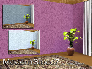 Sims 3 — ModernStucco7 by matomibotaki — Rough strucctural stucco pattern with 2 recolorable palettes, to find under