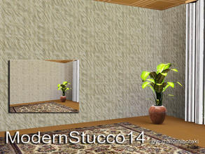 Sims 3 — ModernStucco14 by matomibotaki — Rough strucctural stucco pattern with 2 recolorable palettes, to find under