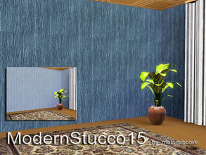 Sims 3 — ModernStucco15 by matomibotaki — Modern strucctural stucco pattern, with 2 recolorable palettes, to find under