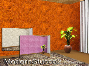 Sims 3 — ModernStucco2 by matomibotaki — Rough strucctural stucco pattern with 2 recolorable palettes, to find under
