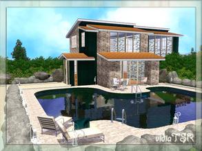 Sims 3 — V | 23 by vidia — This house has a bedroom, a bathroom livingroom, kitchen and a room. This house has two floor