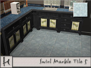 Sims 2 — Swirl Marble Tile 5 by hatshepsut — Marble tile flooring, part of the Swirl Marble Tile set