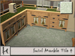 Sims 2 — Swirl Marble Tile 4 by hatshepsut — Marble tile flooring, part of the Swirl Marble Tile set