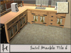 Sims 2 — Swirl Marble Tile 6 by hatshepsut — Marble tile flooring, part of the Swirl Marble Tile set