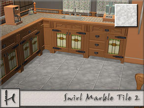 Sims 2 — Swirl Marble Tile 2 by hatshepsut — Marble tile flooring, part of the Swirl Marble Tile set