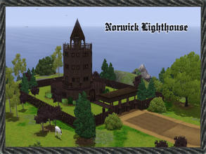 Sims 3 — Norwick LIghthouse by JCIssette — This lighthouse not only lights the way for those incoming ships, but also has