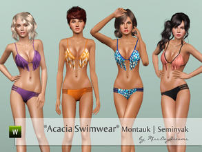 Sims 3 — *Acacia Swimwear* Montauk | Seminyak by MissDaydreams — If you like designer bikinis and want more fringes there