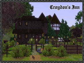 Sims 3 — Croydon's Inn by JCIssette — This quaint little inn will be a welcome sight to all those weary travelers who