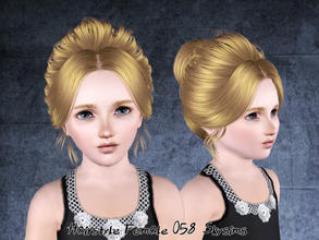 Sims 3 — Skysims Hair Child 058 by Skysims — Female hairstyle for children.