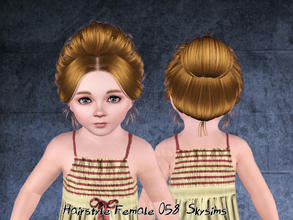 Sims 3 — Skysims Hair Toddler 058 by Skysims — Female hairstyle for toddlers.