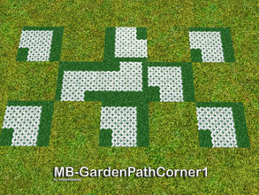 Sims 3 — MB-GardenPathCorner1 by matomibotaki — MB-GardenPathCorner1, part of the - MB-GardenPathSet - with 2 recolorable
