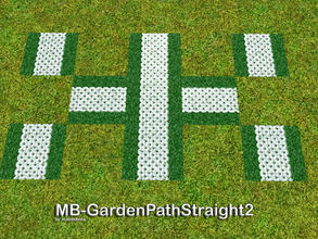 Sims 3 — MB-GardenPathStraight2 by matomibotaki — MB-GardenPathStraight2, part of the - MB-GardenPathSet - with 2