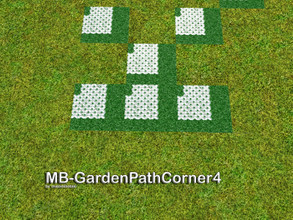 Sims 3 — MB-GardenPathCorner4 by matomibotaki — MB-GardenPathCorner4, part of the - MB-GardenPathSet - with 2 recolorable