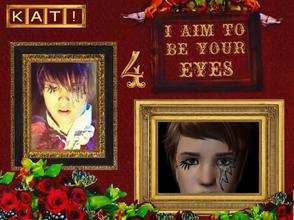 Sims 2 — I Aim To Be Your Eyes - Ryan Ross Eye Makeup - 4 by K A T ! — A sims imitation of Ryan Ross\'s eye makeup..