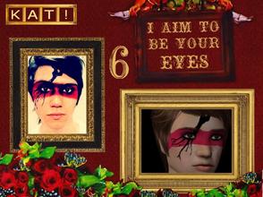 Sims 2 — I Aim To Be Your Eyes - Ryan Ross Eye Makeup - 6 by K A T ! — A sims imitation of Ryan Ross\'s eye makeup..