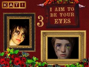 Sims 2 — I Aim To Be Your Eyes - Ryan Ross Eye Makeup - 3 by K A T ! — A sims imitation of Ryan Ross\'s eye makeup..