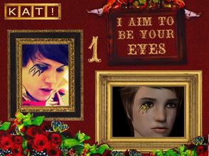 Sims 2 — I Aim To Be Your Eyes - Ryan Ross Eye Makeup - 1 by K A T ! — A sims imitation of Ryan Ross\'s eye makeup..