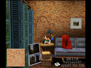 Sims 3 — Brick Pattern97 by ayyuff — Brick Pattern97