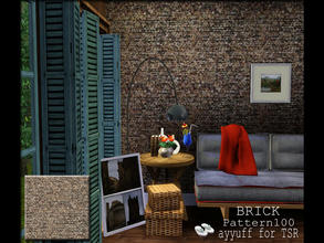 Sims 3 — Brick Pattern100 by ayyuff — Brick Pattern100