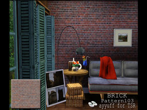Sims 3 — Brick Pattern103 by ayyuff — Brick Pattern103