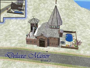 Sims 2 — Mansion Deluxe by atsuki_22 — A beautiful manor with nice views!