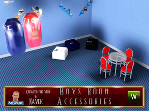 Sims 3 — boys room accessories by Navek — This has stylish things yet everything thing you need to liven up a teen boy's