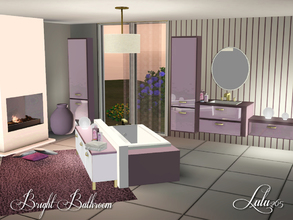 Sims 3 — Bright Bathroom by Lulu265 — This modern, Bathroom with its clean lines, will be ideal after a day full of