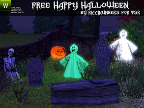 Sims 3 — Free Happy Halloween 2012 by TheNumbersWoman — A gift for all of you to say Happy Halloween! Whimsical Lawn